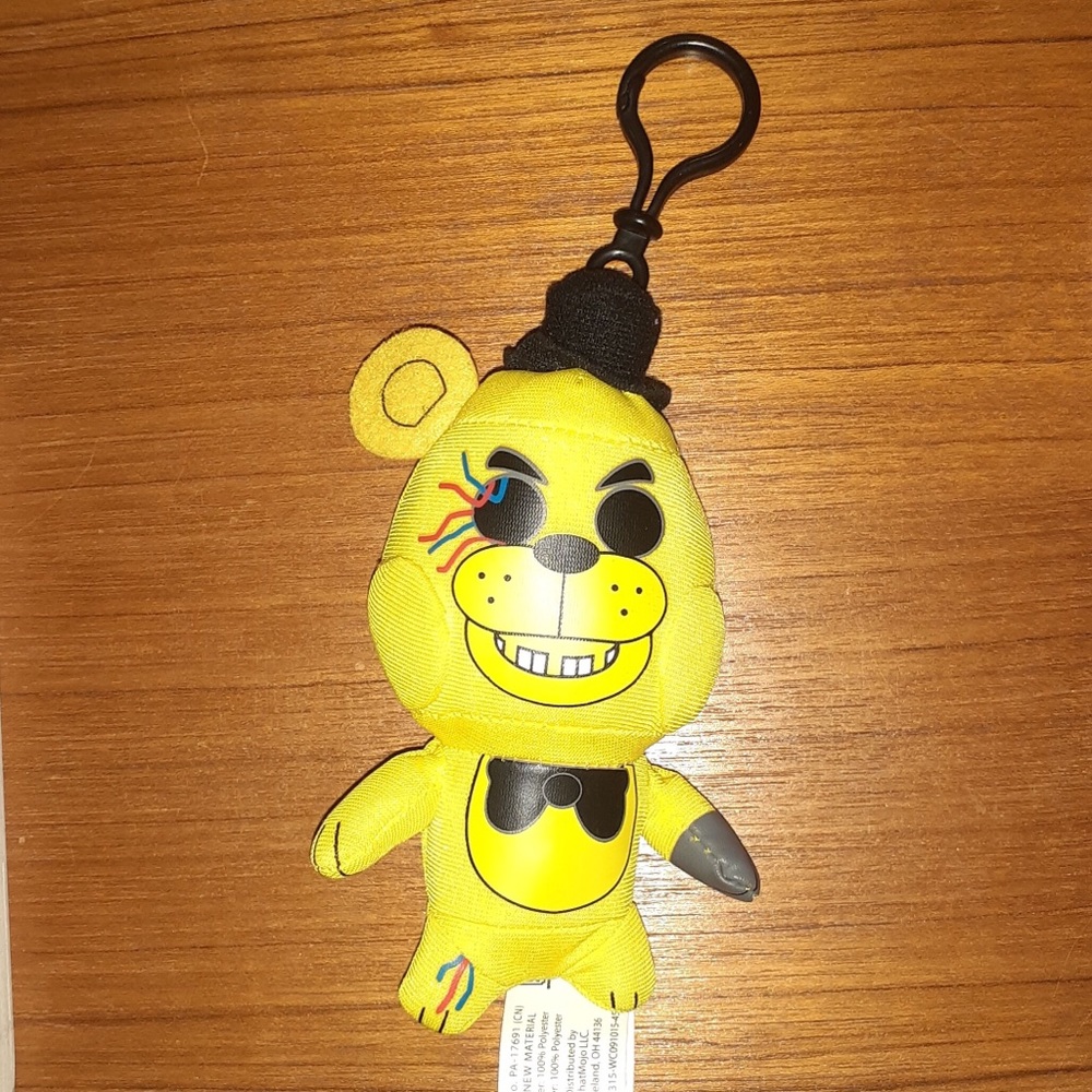 Golden Freddy keychain